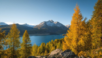 обоя lakes sils, switzerland, природа, реки, озера, lakes, sils