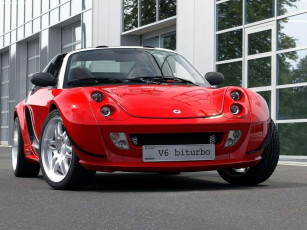 Картинка brabus smart roadster coupe v6 2003 автомобили