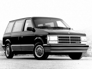 Картинка dodge caravan 1988 автомобили
