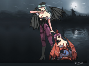 Картинка morriganlilith аниме night warriors