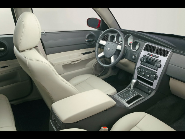 Обои картинки фото dodge, charger, rt, 2006, автомобили, интерьеры