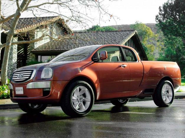 Обои картинки фото kia, kcv, mojave, concept, 2004, автомобили