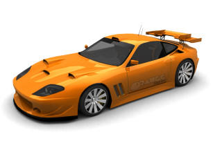 обоя автомобили, 3д