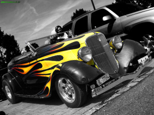 Картинка автомобили hotrod dragster