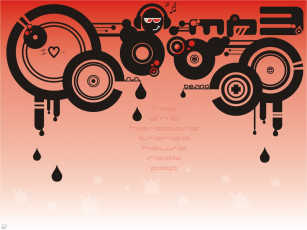 обоя векторная, графика