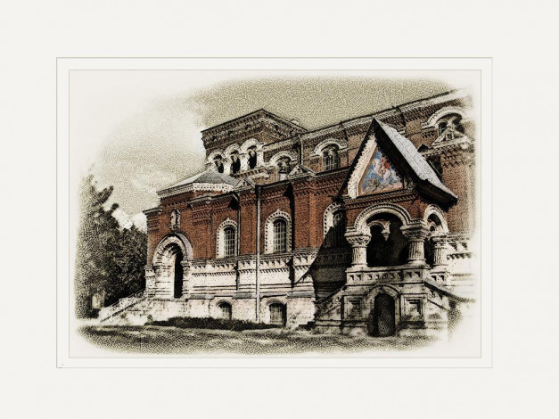 Обои картинки фото рисованные, города