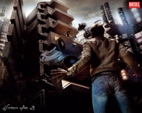 обоя бренды, diesel