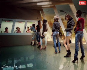 обоя бренды, diesel