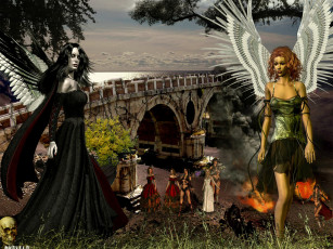 Картинка фэнтези ангелы