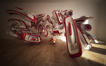 Картинка 3д графика abstract абстракции