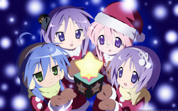 Картинка аниме lucky star