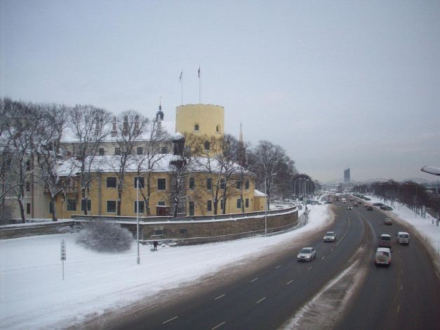 Обои картинки фото рига, набережная, 11, ноября, города, латвия