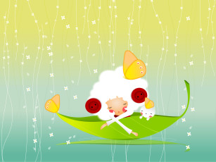 обоя векторная, графика