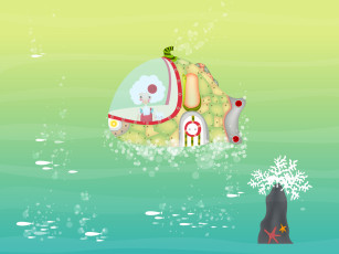 обоя векторная, графика