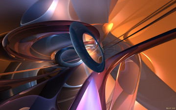 Картинка 3д графика abstract абстракции