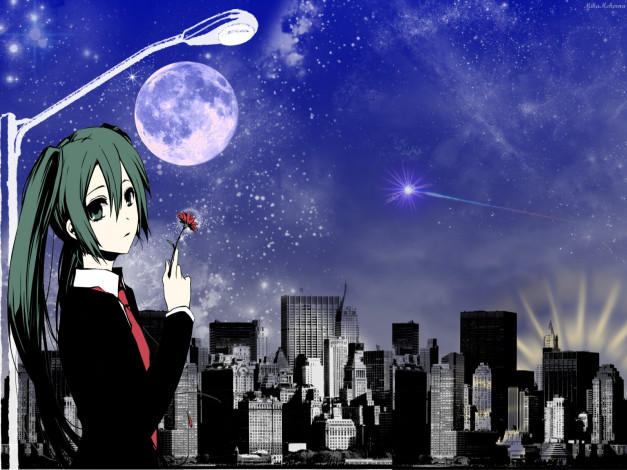 Обои картинки фото vocaloid, аниме