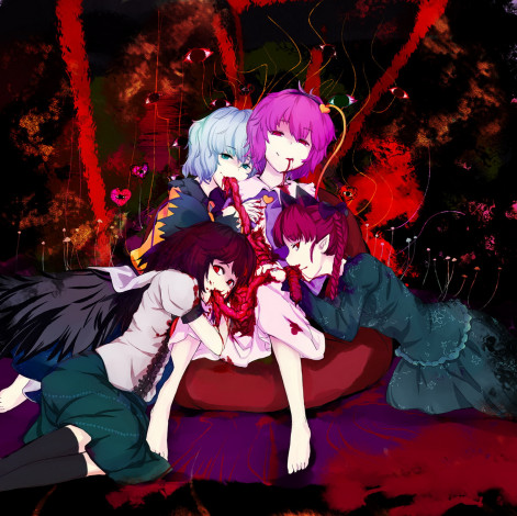 Обои картинки фото аниме, touhou, персонажи, тохо