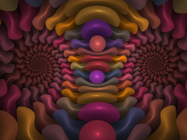 Обои картинки фото 3д, графика, fractal, фракталы, фрактал, цвета, узор