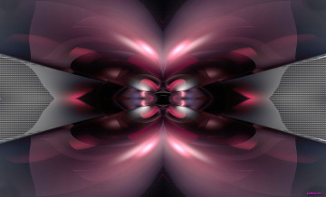 Картинка 3д графика fractal фракталы фон цвет узор