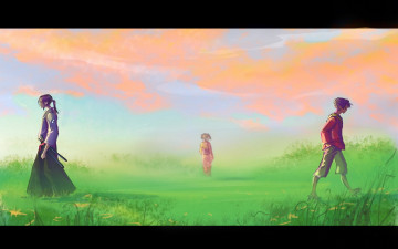 Картинка аниме samurai champloo jin mugen fuu