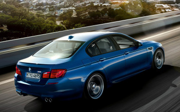 Картинка bmw m5 автомобили синий скорость