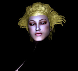 Картинка 3д+графика fantasy+ фантазия золото девушка