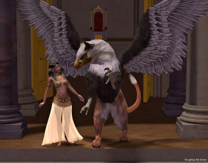 Картинка 3д+графика fantasy+ фантазия существо крылья девушка