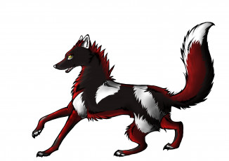 Картинка рисованные животные +сказочные +мифические волк