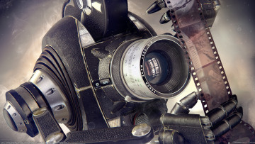 Картинка andrea+lazzarotti разное компьютерный+дизайн andrea lazzarotti робот фотоплёнка плёнка фотоаппарат