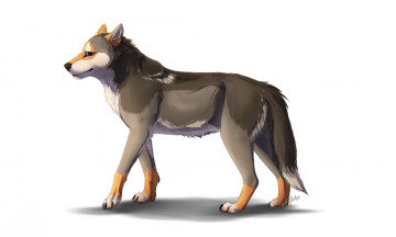 Картинка рисованные животные +сказочные +мифические собака