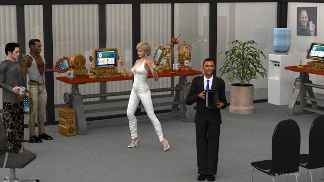 Обои картинки фото 3д графика, people , люди, комната