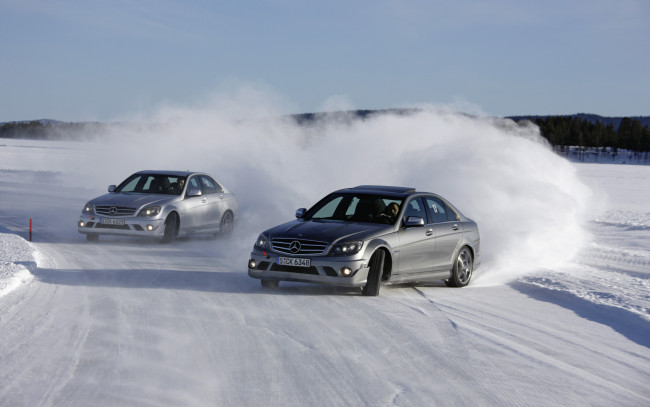 Обои картинки фото спорт, автоспорт, металлик, снег, занос