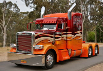 Картинка peterbilt автомобили тягач седельный грузовик тяжелый
