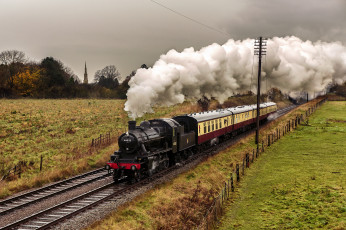 Картинка техника паровозы дорога железная паровоз