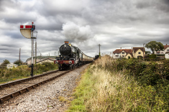 Картинка техника паровозы паровоз дорога железная
