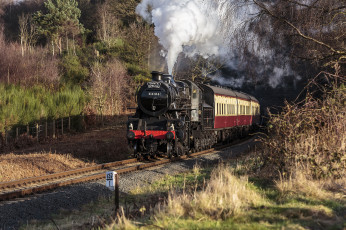 Картинка техника паровозы паровоз дорога железная