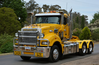 Картинка mack автомобили тягач седельный грузовик тяжелый