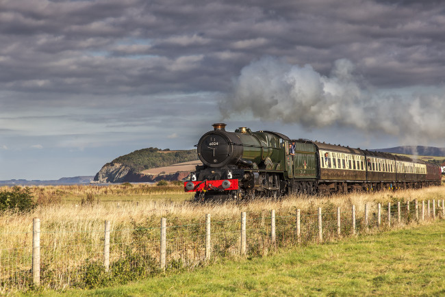 Обои картинки фото техника, паровозы, железная, дорога, паровоз