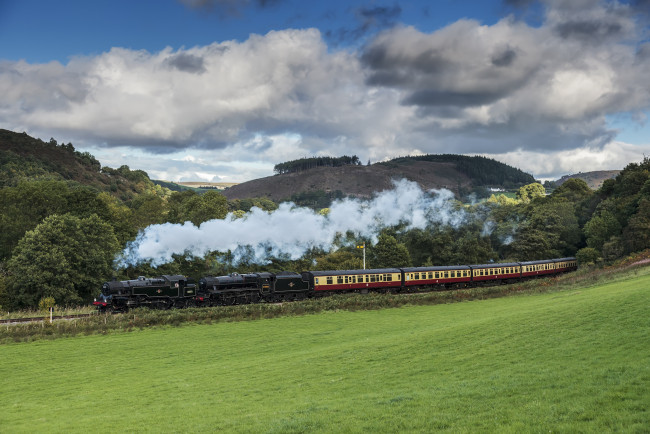 Обои картинки фото техника, паровозы, железная, дорога, паровоз
