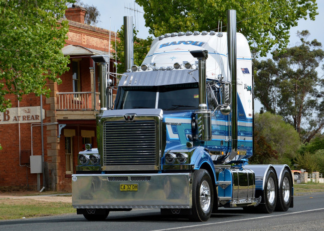 Обои картинки фото western star, автомобили, тягач, седельный, грузовик, тяжелый