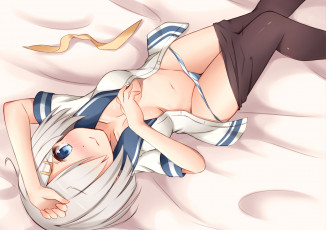 Картинка аниме kantai+collection kantai collection kapatarou kancolle hamakaze