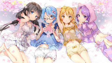 Картинка аниме houkago+no+pleiades houkago no pleiades anmi aoi nanako itsuki hikaru
