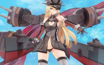 Картинка автор +magician+ artist аниме kantai+collection bismarck kantai collection kancolle