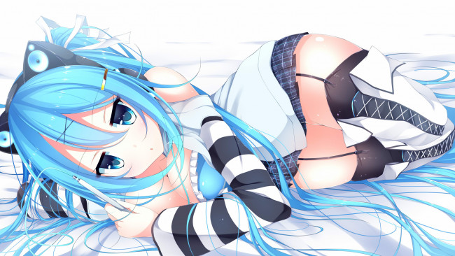 Обои картинки фото аниме, unknown,  другое, арт, yoaferia, девушка, взгляд