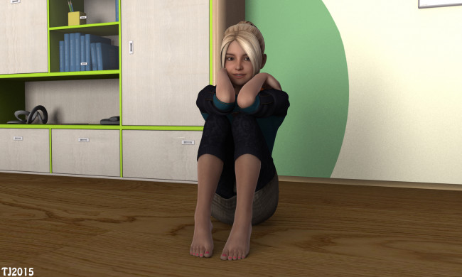 Обои картинки фото 3д графика, люди , people, фон, взгляд, девушка