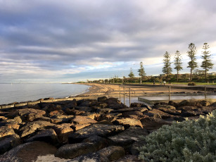 Картинка природа побережье набережная камни