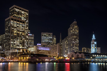 Картинка pier+2++san+francisco города сан-франциско+ сша ночь