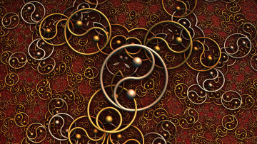 Картинка 3д+графика инь-Янь+ yin+yang фон логотип