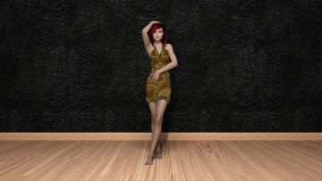 Картинка 3д+графика люди+ people фон взгляд девушка