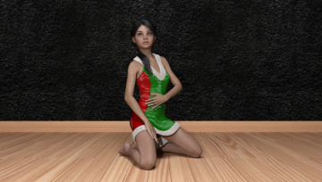 Картинка 3д+графика люди+ people фон взгляд девушка